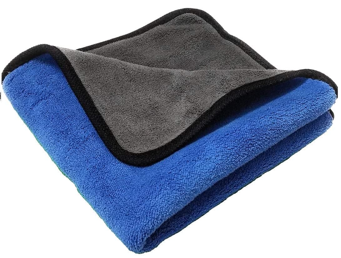Auto Hub Microfiber Car Cleaning Cloth - OG Soft 800 GSM (30x40 cm) Microfiber Cloth for Car and Bike - Scratchless Drying and Detailing 30x40 cm, Pack of 1, Mix