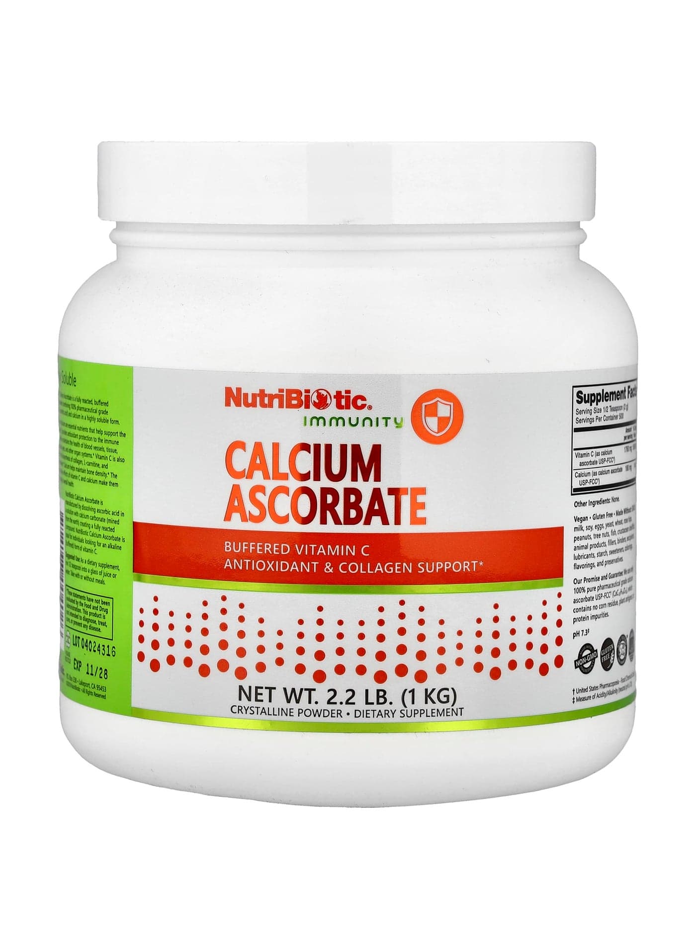 Calcium Ascorbate, 2.2 lb (1 kg)