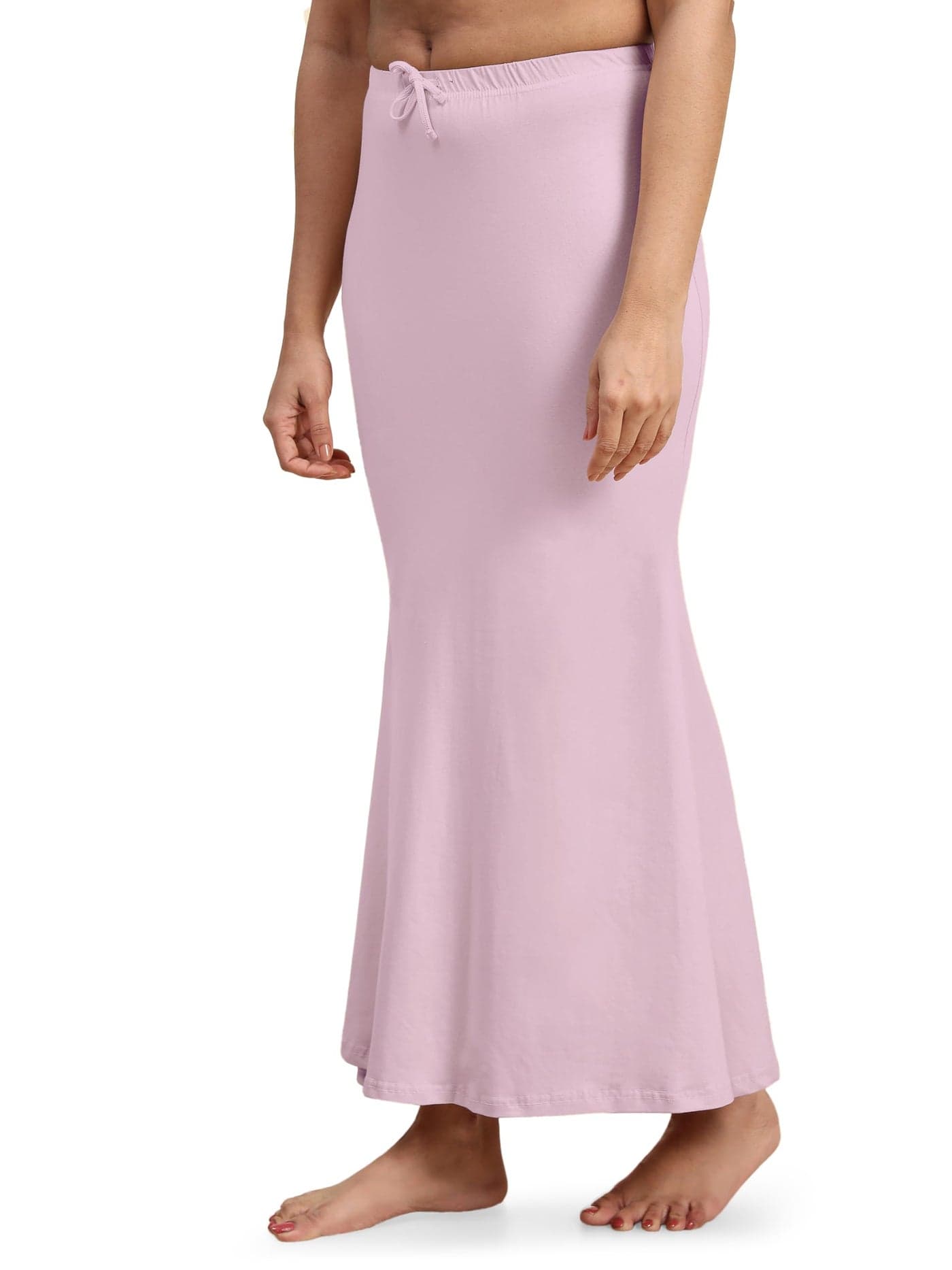 Laavaan Women's Cotton Blend Fishcut Saree Shapewear,Petticoat,Skirt, Comfortwear (shapewear-lavender-xl-03)