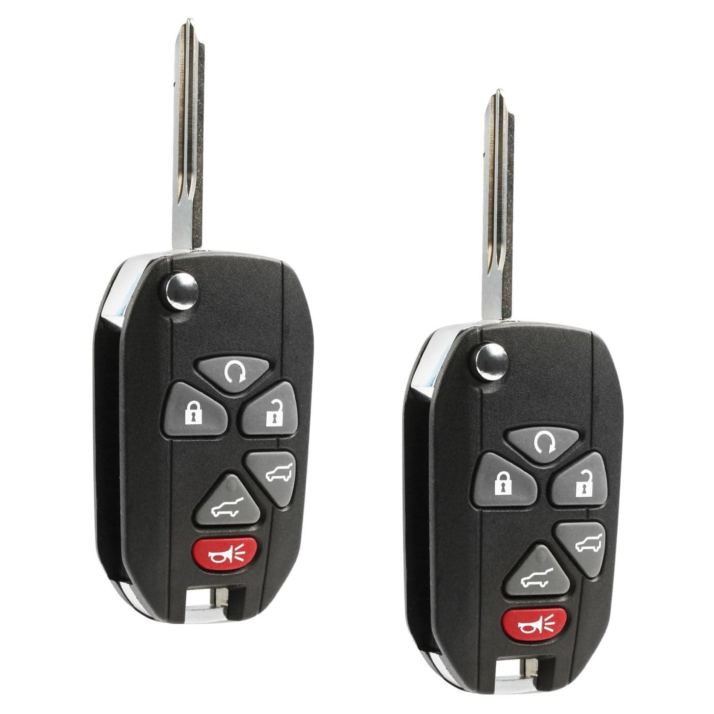 Flip Key Fob fits 20072013 Cadillac EscaladeChevrolet Suburban Tahoe Keyless Entry OUC60270 Set of 2