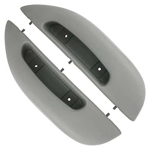 APPERFiT Door Armrest Pull Handle Cover 12376629 12376630 Pewter/Gray for Interior Door Panel Compatible with 1996-2002 Chevrolet Chevy Express GMC Savana Van 1500 2500 3500