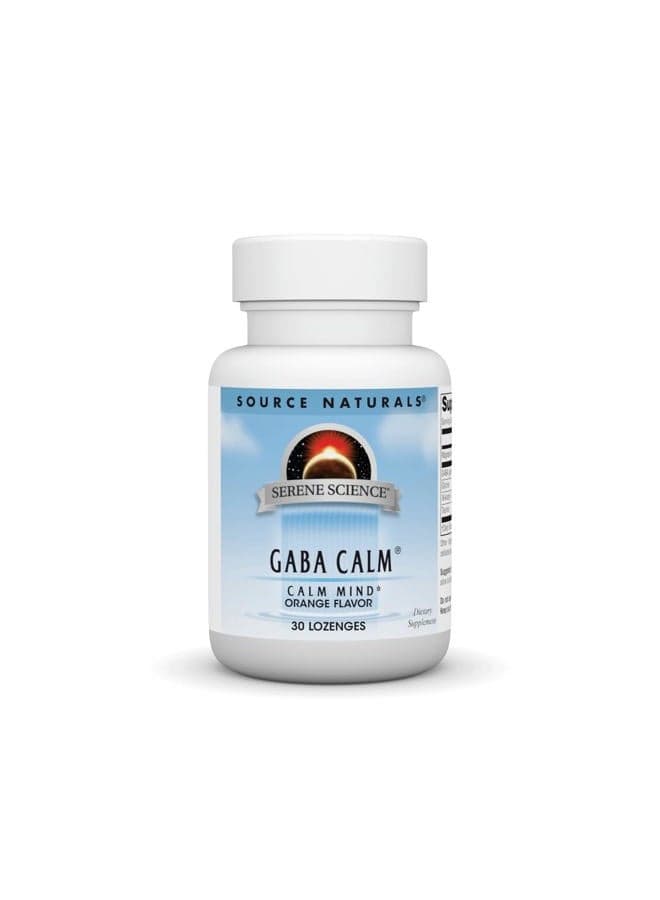 Serene Science GABA, 125 mg, Orange Flavored* - 30 Tablets