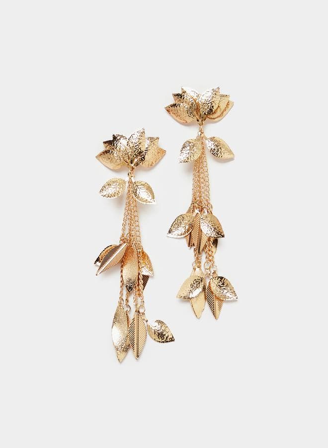 Leaf Drop Earrings