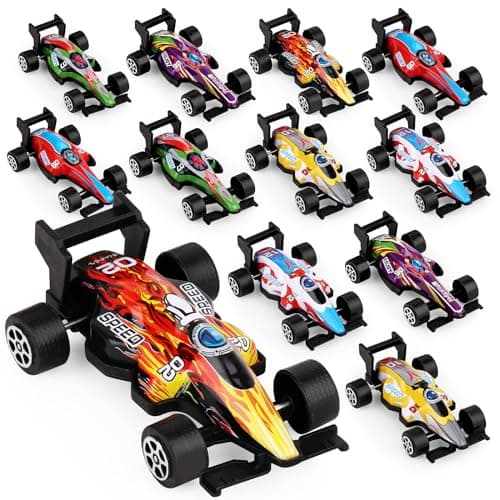 Hooqict 14 Pcs Formula Mini Pull Back Car for Kids Boys Ages 48 Racing Car Party Favors Small Toy Car for Pinata Fillers Birthday Favors Goodie Bag Stuffers Carnival Prizes Treasure Box Toys