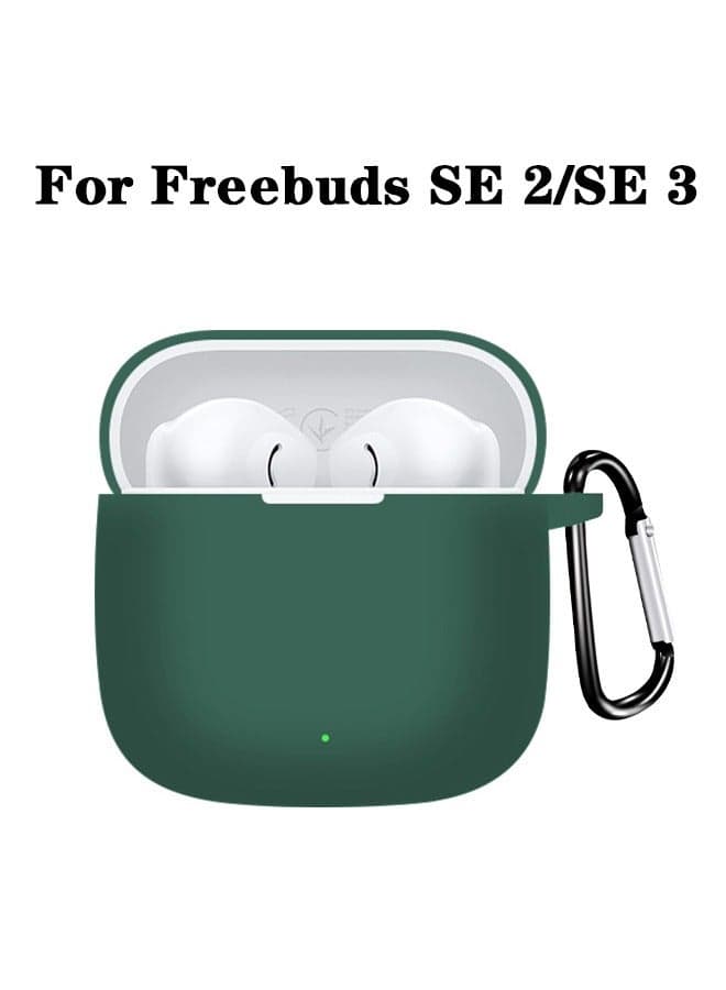Protective Silicone Case Cover for HUAWEI Freebuds SE 2/SE 3 In-Ear Earphones Green