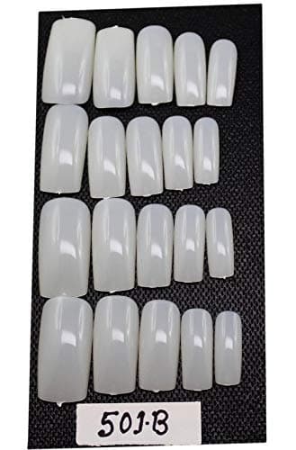 Ear Lobe Accessories Nails Tip white 20 Pieces