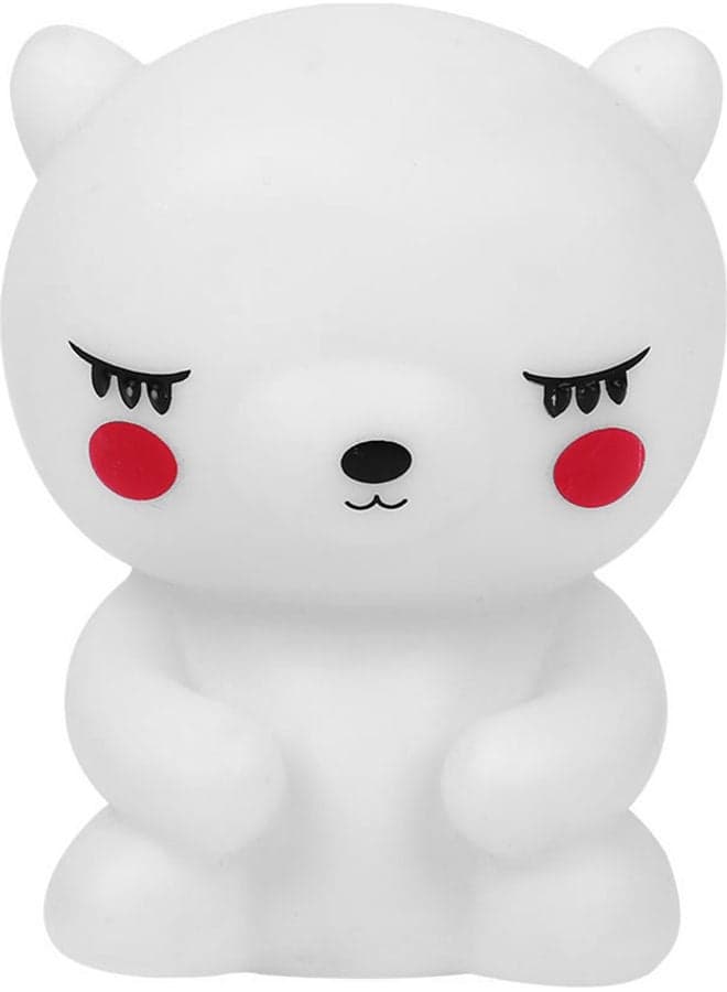 LED Cute Bear Shaped Night Lamp multicolour 13.00x7.00x9.00centimeter