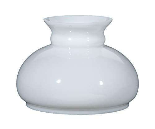 B&P Lamp Cased White Plain Style Student Shade