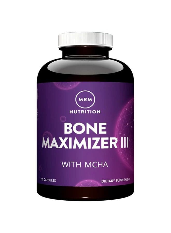 Nutrition Bone Maximizer® III | with MCHA + Vitamin D3 + Vitamin K2 | Bone Health | High Potency | Key Vitamins and Minerals for Bones | 50 Servings