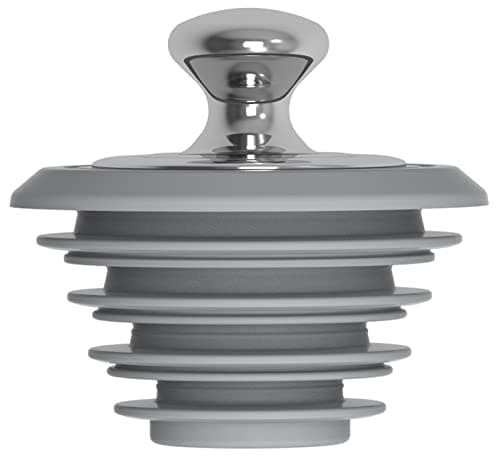 Bathtub Drain Stopper,Tub Stopper,Silicone Bathtub Stopper, Washbasin Drain Plug(Gray,Patented Product)