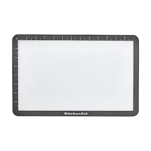 KitchenAid Silicone Medium Baking Mat 9x14Inch Gray
