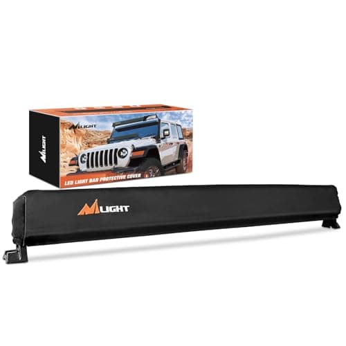 Nilight LED Light Bar Cover 42 Inches Black Nylon Protective Sleeve Universal Fit Straight and Curved Bar Waterproof Dustproof Scratch-Proof Light Cove for Driving Off Road Lights
