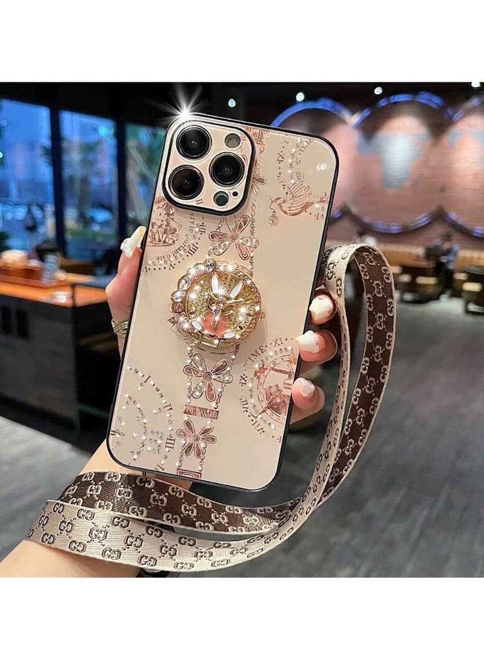 Case for iPhone 14 Pro Mobile Phone Holder Compatible with Apple iPhone 14 Pro Cover Pink