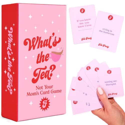xo Fetti Whats The Tea Playing Card Game Bachelorette Party Activity Cute Birthday Event Adult Girls Night Spill The Tea Fun Group Bach Decor Funny Party Supplies