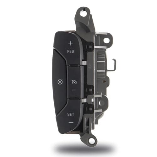 Steering Wheel Cruise Control Switch Fit for Chevy 20072013 Silverado Suburban Tahoe Avalanche GMC Sierra Denali 20082009 Escalade Cruise Control Switch Replace for D1957E 15819309Tan
