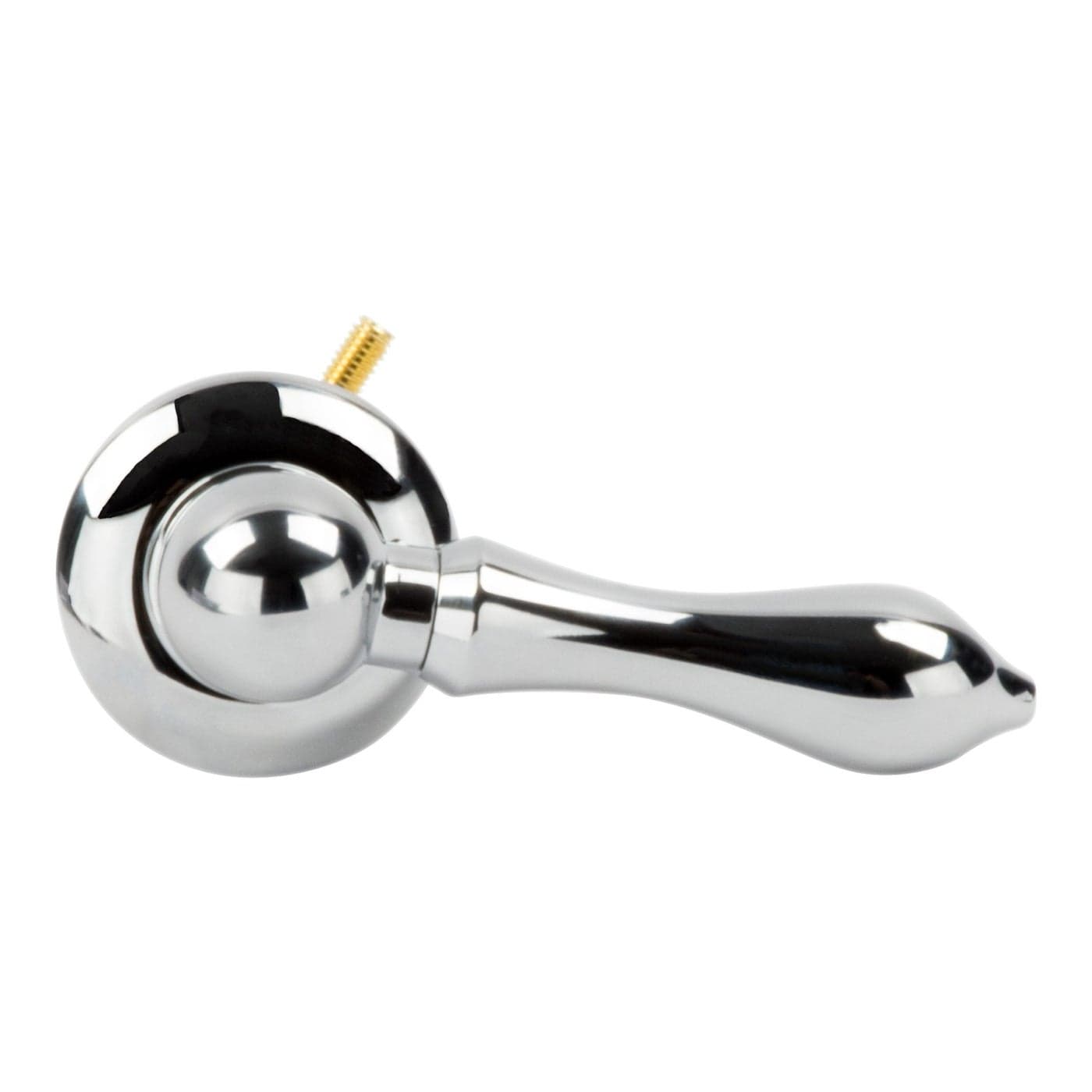 Toilet Handle Replacement Flush Lever by LDR Global Repair Replace Tank Flusher Handles Universal Mount Fits Front Side and Angle Mounts Chrome Finish Metal Levers