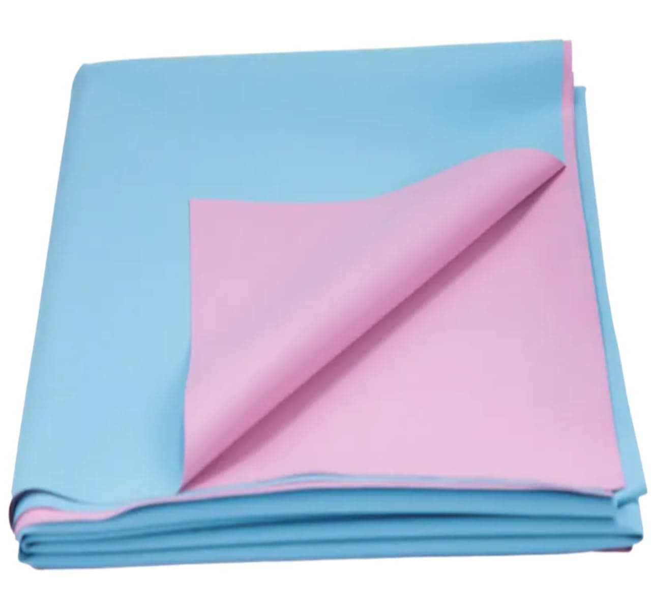 Rilekh Waterproof Dry Rubber Bed Sheet Premium Washable Makintosh Sheet Non-Absorbent Reusable Crib Mat Hospital Bed Protector for Baby and Adult (1 Meter 3 Feet (L-40inchXW-36inch))