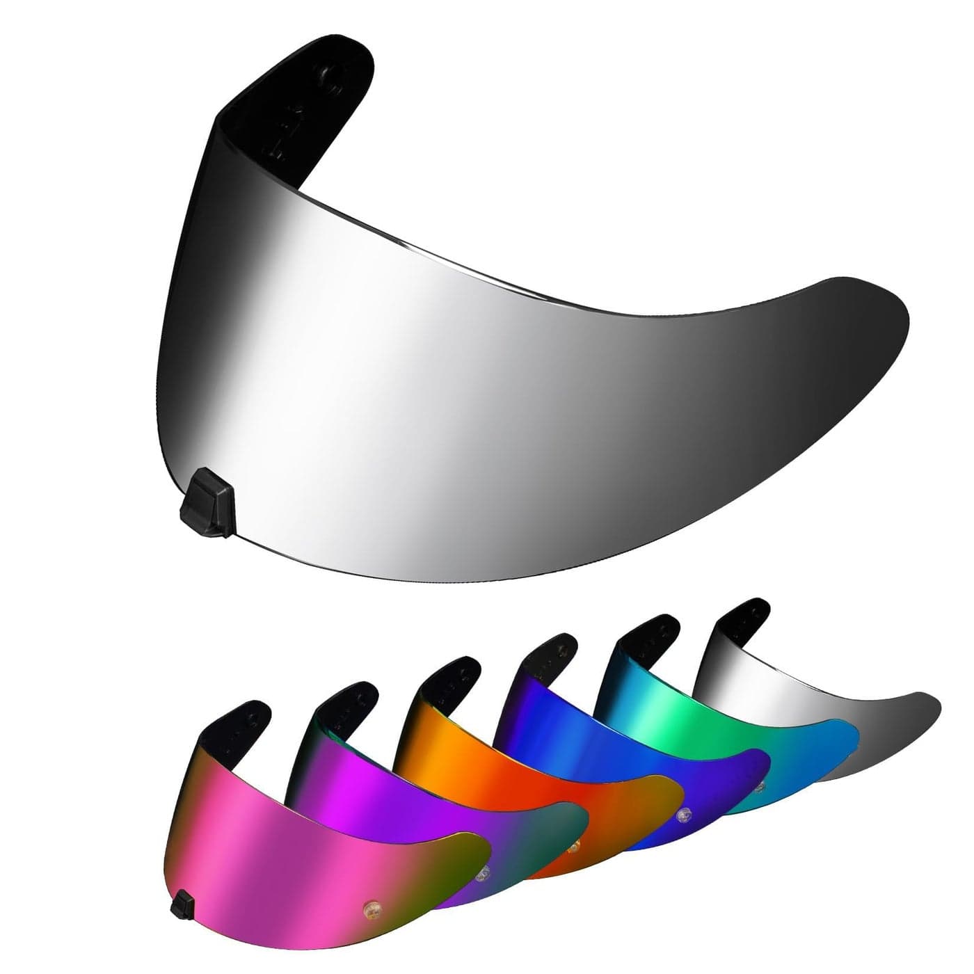 PSLER Helmet Visor for R420 R420 Helmet Visor Helmet Face Shield Helmet Accessories Replacement for R420SilverMirror