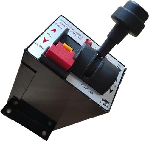Wryxia PTO Control Switch Set for Dump Pump, PTO Switch Dual Valve Air Kit With Kickout, Pneumatic Control for Dump Truck Tipper (Valve+Console Tower)