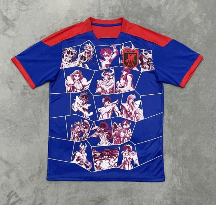 Football Clothes Short-Sleeved T-Shirt Sweatshirt Japan Special Edition Japan Anime Japan Tokyo Fashion Edition Football Jersey