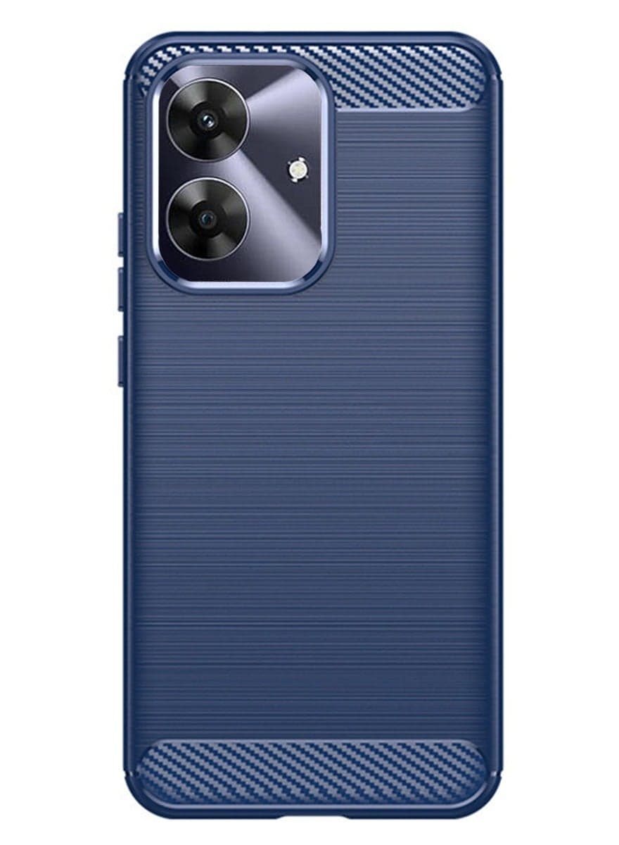 for realme Note 60 4G Case Cover, High Quality Slim and Lightweight Brushed Comfortable TPU Soft Feel Cell Phone Protective Case for realme Note 60 4G, Blue