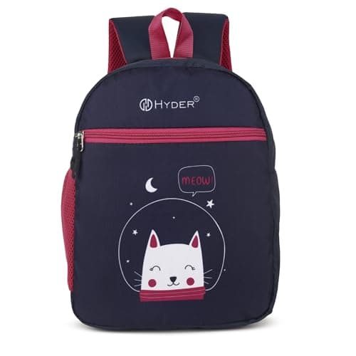 HYDER Kids 10L Cartoon Printed Best Stylish Lightweight Spacious Waterproof Casual/Picnic/School Bag/Backpack for Children Boys And Girls (Kitty)