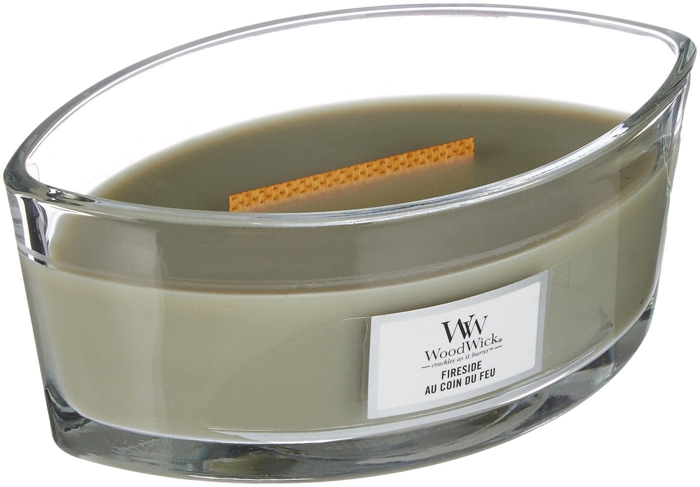 WoodWick Scented Candles Gift Set Fireside Ellipse Scented Candle with Crackling Wick Up to 50 Hours Burn Time Perfect Mothers Day and Easter Gifts for Women