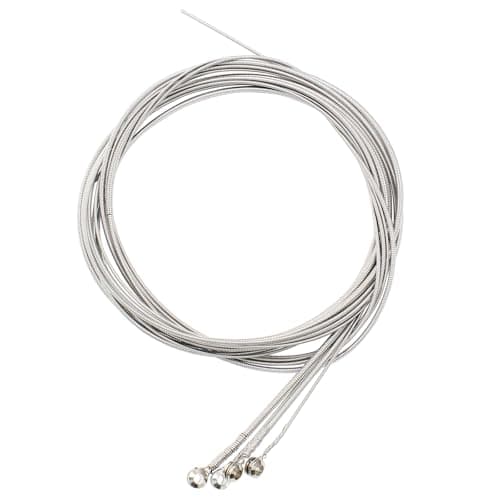 Piutouyar 4 String Bass Guitar Strings Set, Stainless Steel Bass Strings, Precision Electric Bass 4 Strings Replacement Bass Instrument Accessories
