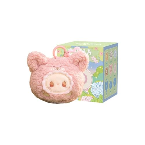 CALEMBOU Plush Blind Box Figures Cute Emma Blind Box RUA RUA Zoo Series 4 Inches Bag Charms Plush Keychain for Backpack Mystery Toys Birthday Gifts for Girls 1PC