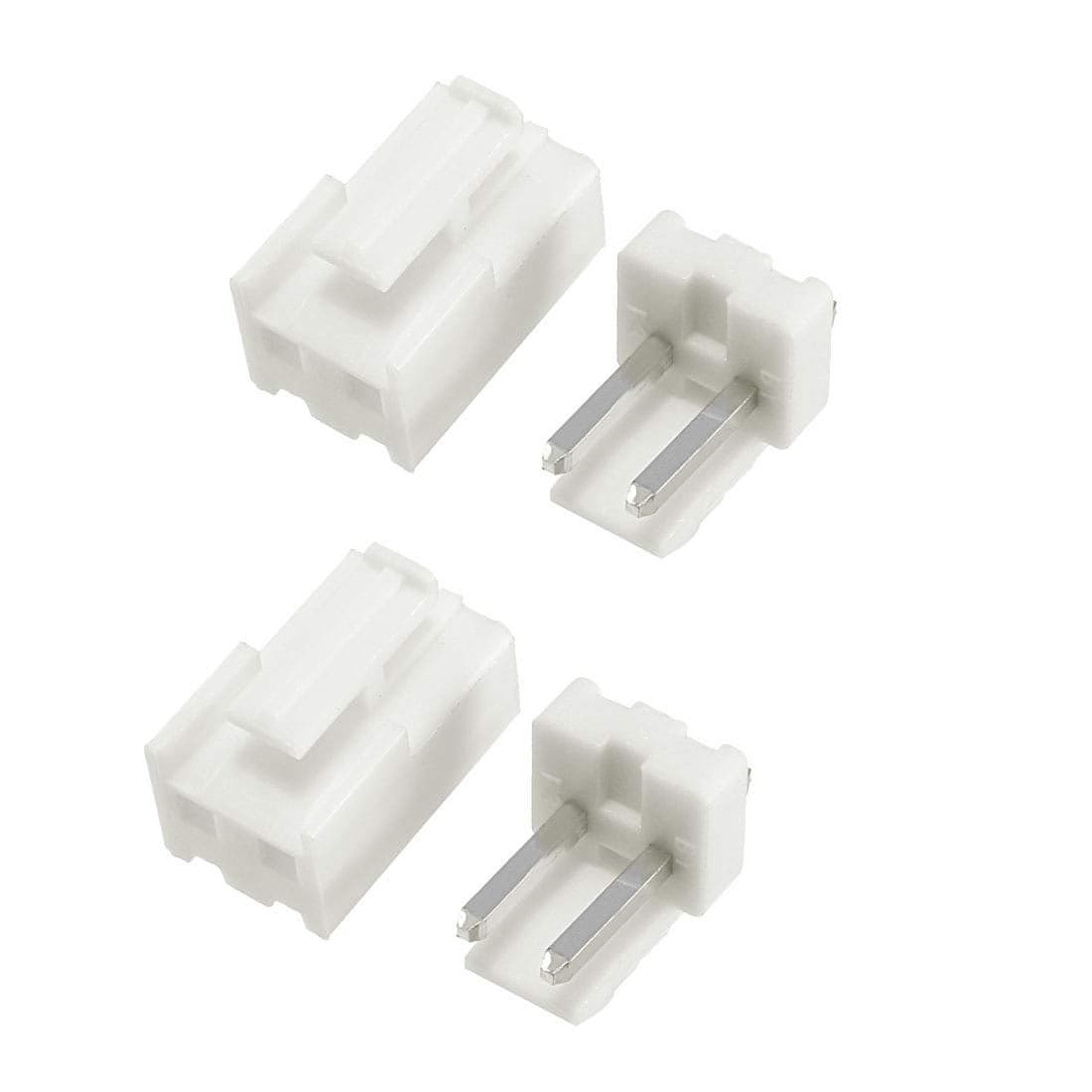 uxcell 50 Pairs 396mm Pitch 2P VH3962P Connector Female Pin Header Housing