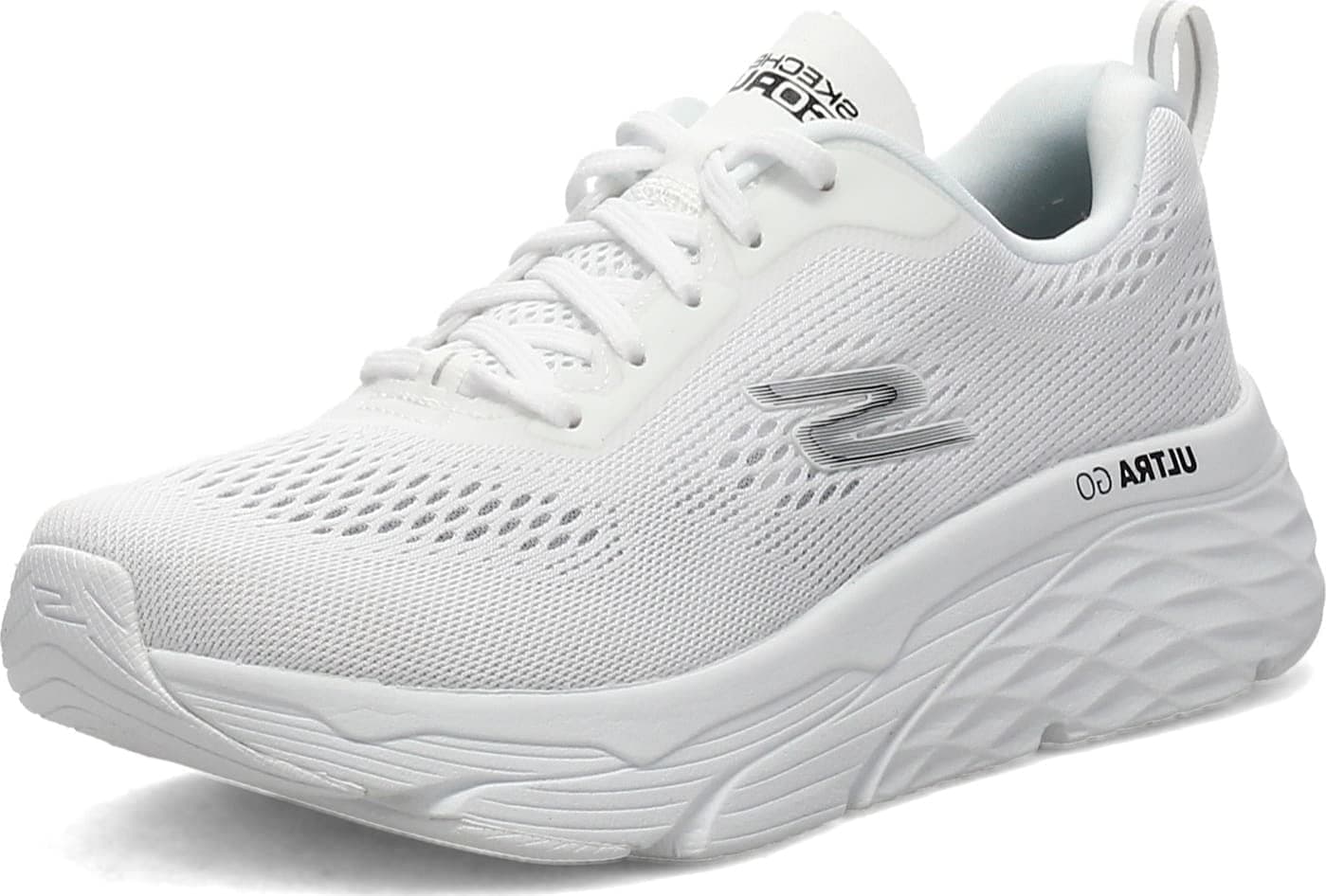 Skechers Women's Max Cushioning Elite - Destination Point, White, 8