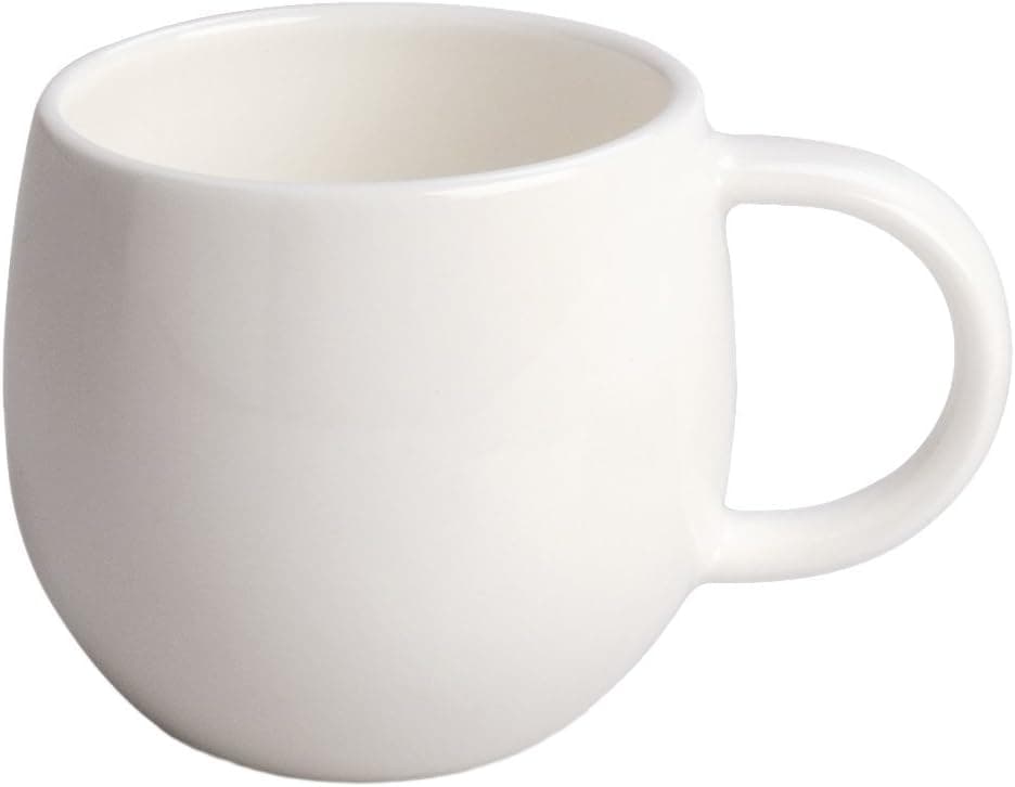 Alessi AGV2976 All Time Mocha Cup Bone China White Set of 4