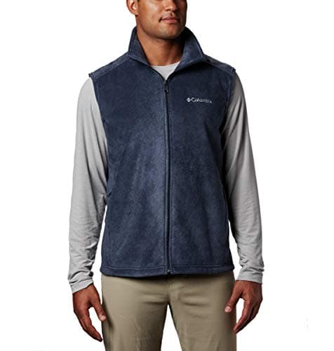Columbia Mens Size Steens Mountain Vest Collegiate Navy XLarge Tall