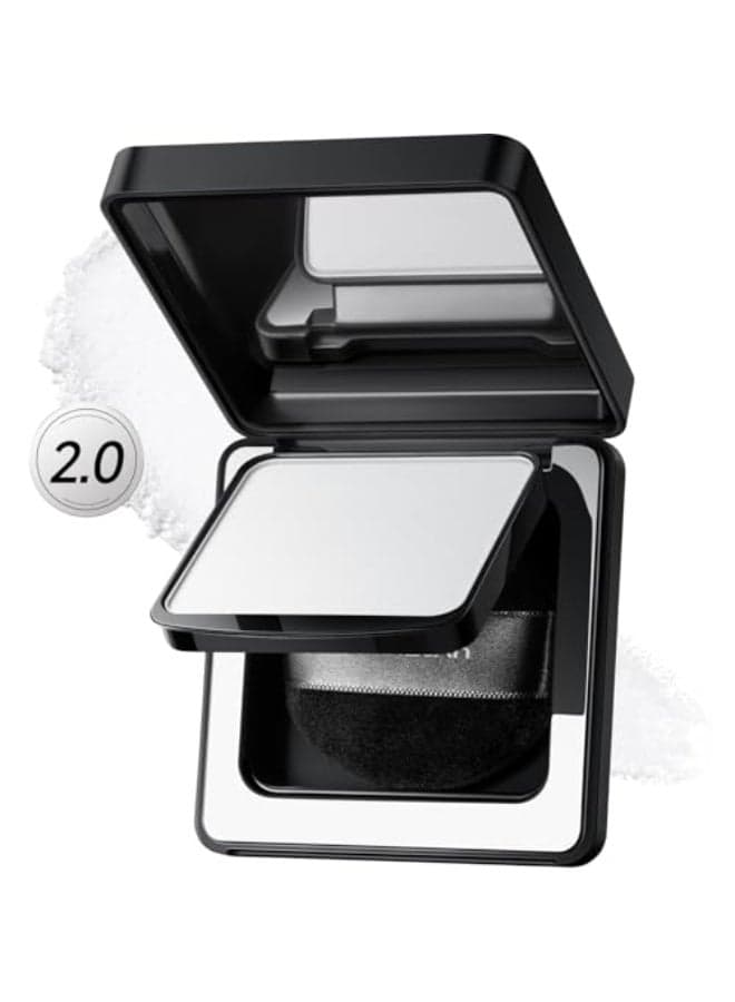 CARSLAN 20 Black Magnet Soft Focus Powder Waterproof Translucent Pressed Setting Powder 24H Longlasting TalcFree Face Powder Oil Control Compact Makeup01 Translucent For DryCom Skin 028Oz