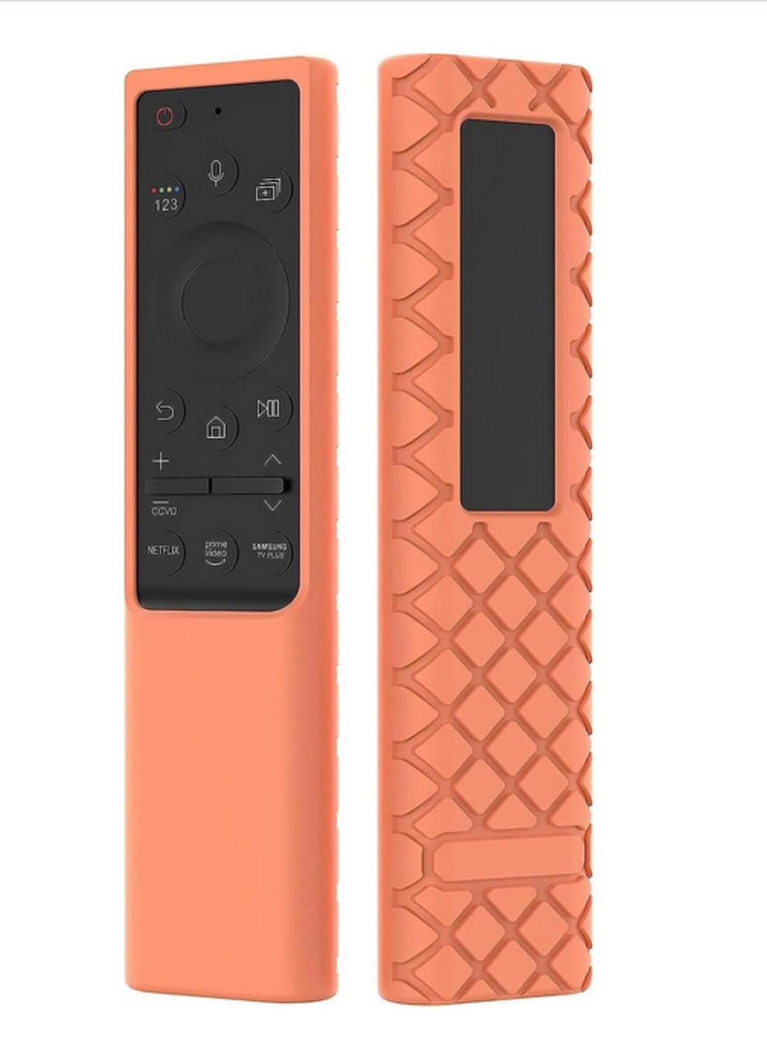 1PCS Silicone Remote Control Sleeve Cover for Samsung BN59 01357A BN59 01363A 01311B Remote Anti Slip Back Case for Samsung QLED 4K 8K Smart TV Remote Control Cover for Solar Cell Remote