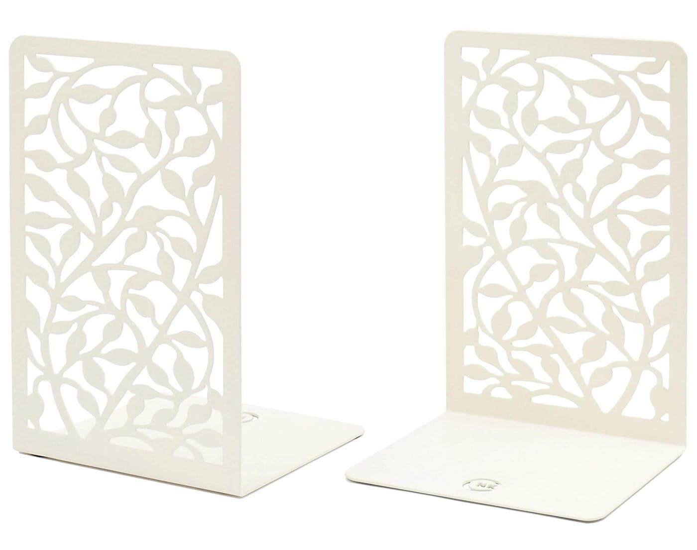 CNK Infinite Leaves Bookends Metal Set of 2 for Heavy Books Home Office Decorative Book Stoppers