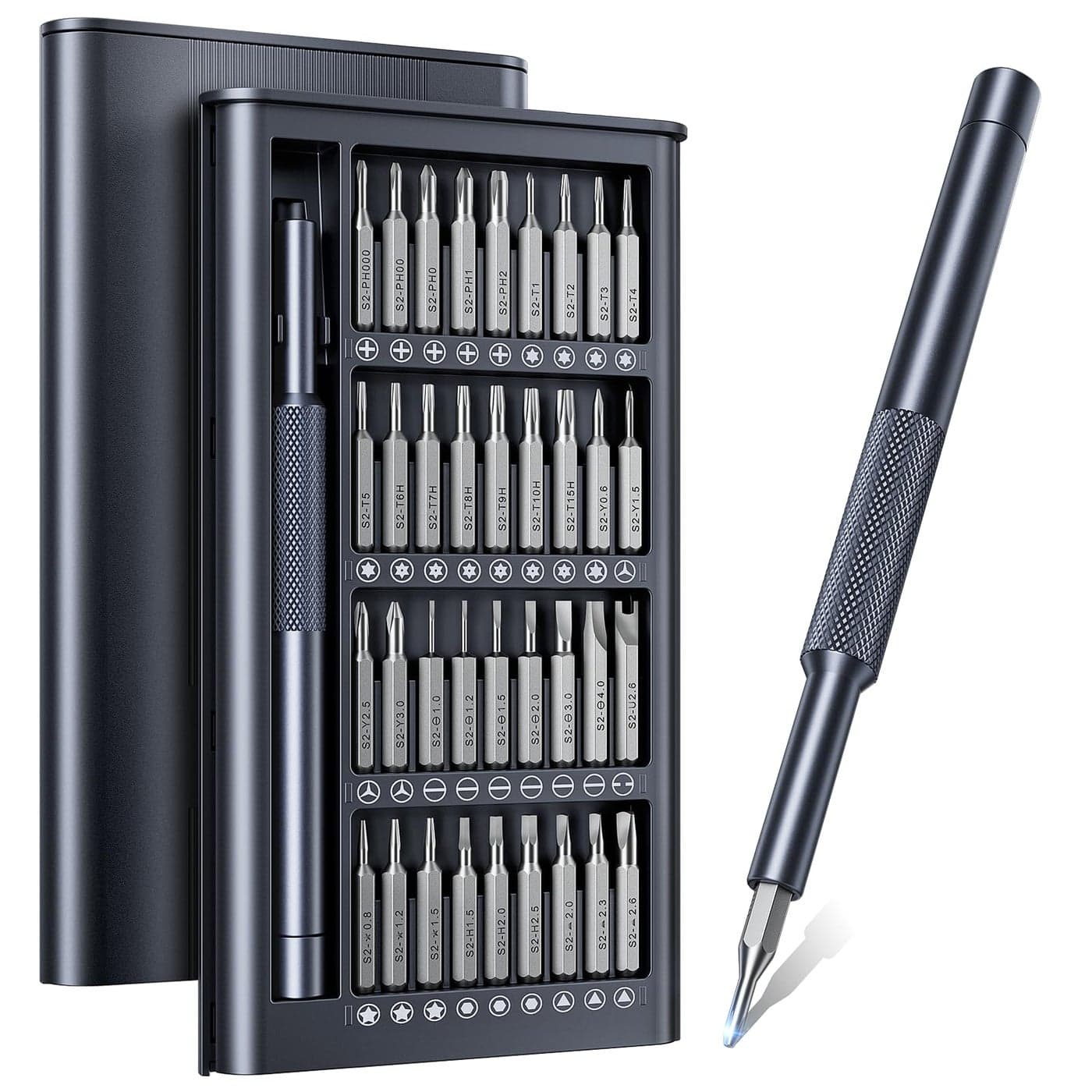 Wesdut 37in1 Mini Precision Screwdriver SetMagnetic Trox Screw Driver Set with T2 T5 T6 T8 Small Repair Tool Kit for iPhoneComputerXboxWatch Laptop MacbookRing Doorbell Eyeglass PS4PS5