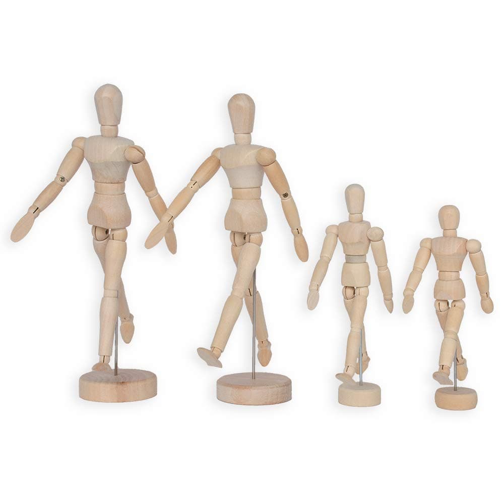 alikeke 4Pack Family Portrait Family of Four Daddy Mommy Sister Brother