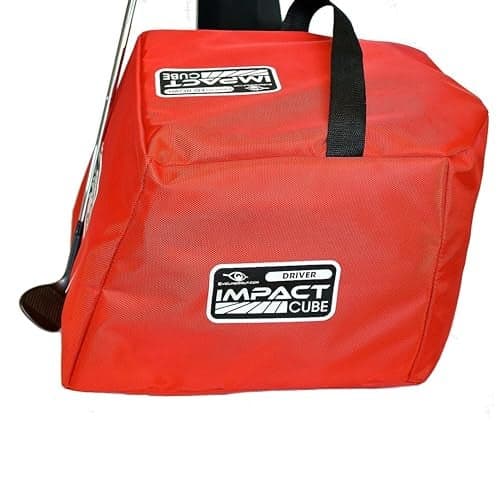 Impact Bag for Golf Training – Impact Cube with Ballistic Nylon, Reinforced Seams & 4 Angled Sides for Wedges, Irons & Drivers – Built to Take a Beating & Deliver Consistent Feedback