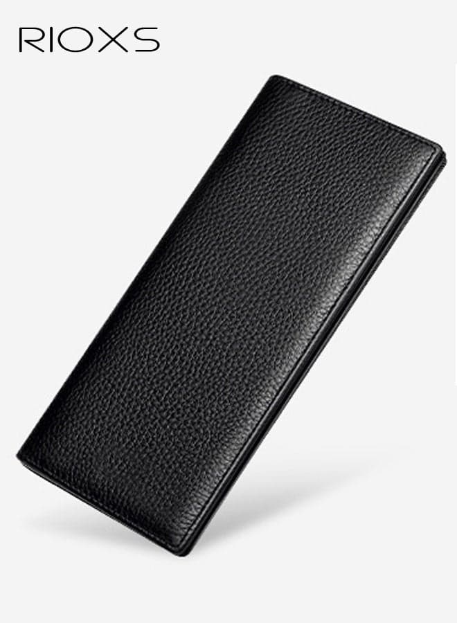 Passport Holder for Travel, Waterproof Leather Passport Wallet Cover Case for Women/Men, Rfid Blocking Passport Cover Travel Wallet with Card Slots, Rfid Passport Book Travel Wallet, Black