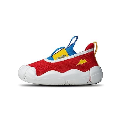 ARETTO Leaps, Kids Everyday Wear Shoes, Size S3 | EU 26, 27, 28 | Age 3-4 Years Multicolour | Colour Pop