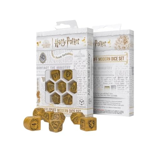Harry Potter Hufflepuff Modern Dice Yellow