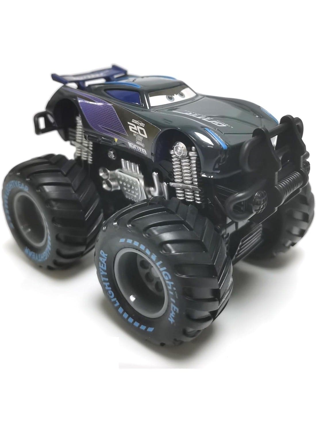 Movie Cars: Dark Storm Jackson 1:55 Alloy Off-Road Vehicle, Anti-Fall and Playable, Suitable As A Gift For Children Over 3 Years Old