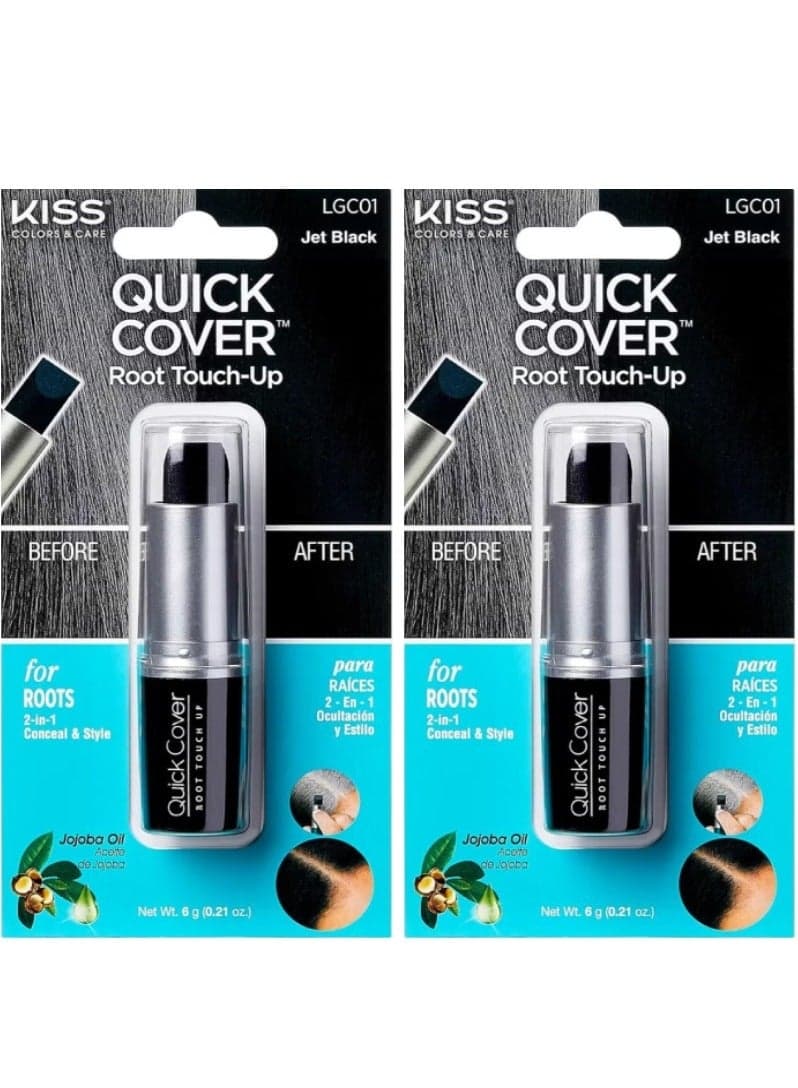 Quick Cover Gray Hair Root Touch Up Stick (2 Pack - Dark Brown)