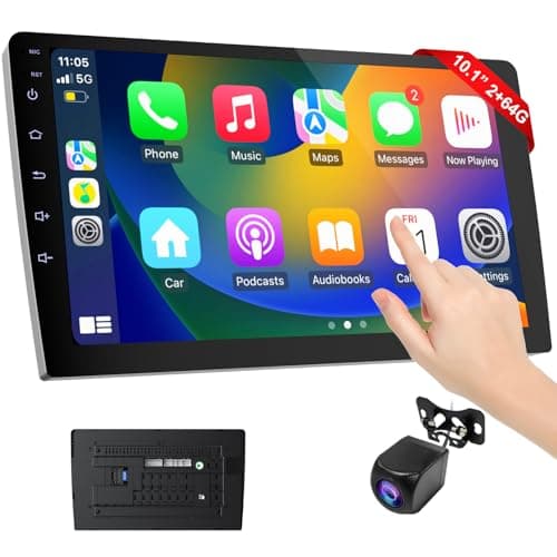Haudio Carplay Screen for Car101 inch Wireless CarPlay Android AutoBackup CameraDouble Din Car StereoGPS NavigationZLinkAudio ReceiversMusic Player 101 inch