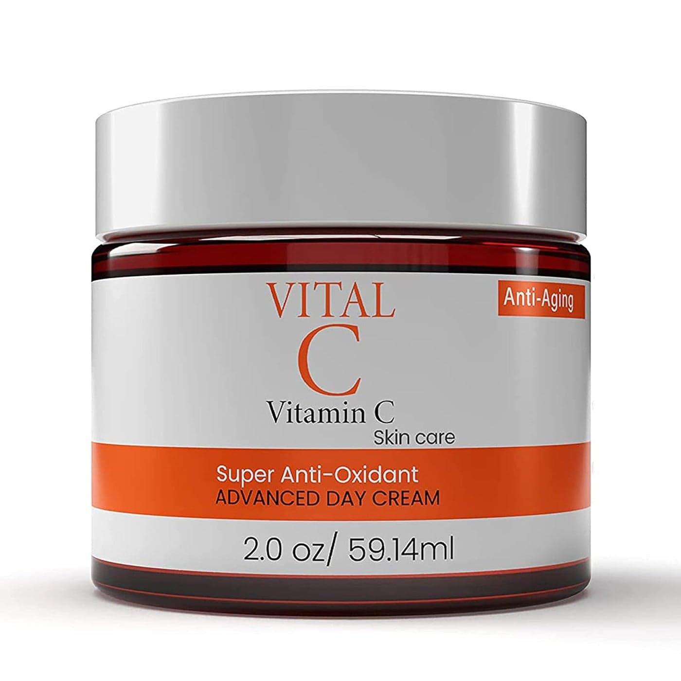 Advanced Vitamin C Face Moisturizer CreamLotion AntiOxidant Hydrating Day Night Cream to Reduce Wrinkles Fine Lines Dark Circles Dark Spots 2 Fl Oz
