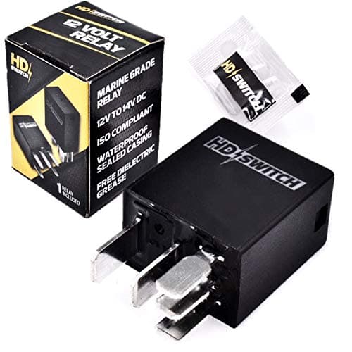 HD Switch 9251648 9251648A 7251648 7251648A 7251648P 12V 30A Waterproof Relay Replaces Cub Cadet MTD Bolens TroyBilt White Outdoor Yard Man Dielectric Grease Incuded
