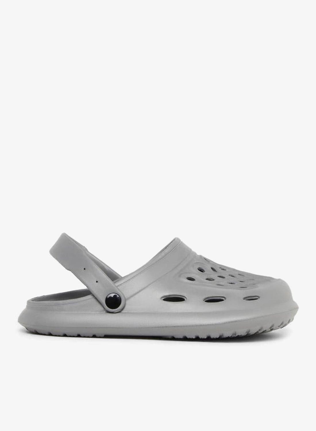 Men Grey Slip-On Clogs