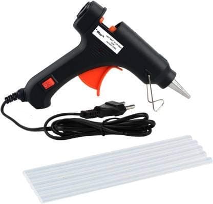 Hillgrove 20 Watt Hot Melt Glue Gun with 5 Pieces Sticks