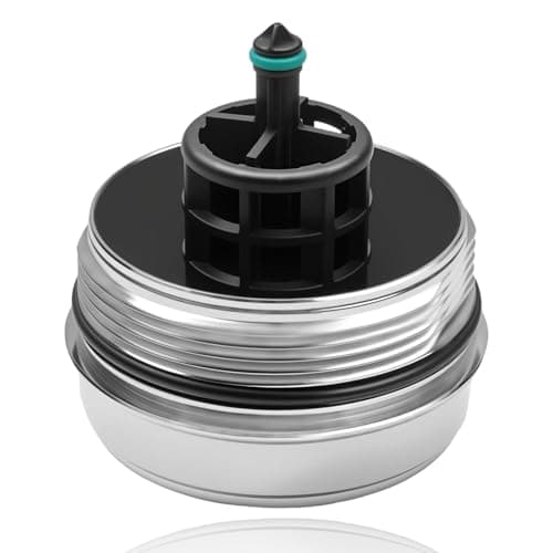 Aluminium Oil Filter Housing Cover Cap Compatible With BMW Vehicle N52 N20 N54 N55 323i 525i 128i 325Xi 328Xi 330Xi 335Xi 525Xi 528Xi 530Xi 535Xi 740Li X3 X5 X6 20062016 Replace 11427525334 917056